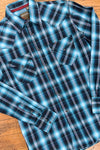 Men's Blue Ridge Plaid Performance Shirt by Roper-Men's Shirt-Roper/Stetson-Gallop 'n Glitz- Women's Western Wear Boutique, Located in Grants Pass, Oregon