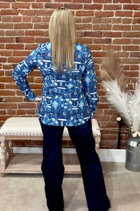 Women's L/S Tropical Resort Pearl Snap by Roper-Top-Roper/Stetson-Gallop 'n Glitz- Women's Western Wear Boutique, Located in Grants Pass, Oregon