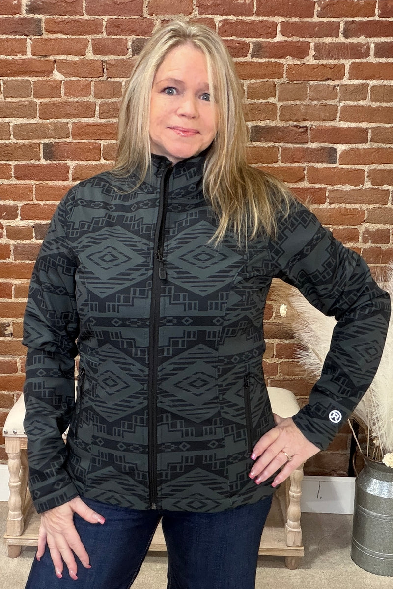 Women's Shadow Canyon Soft Shell Jacket by Roper-Jacket-Roper/Stetson-Gallop 'n Glitz- Women's Western Wear Boutique, Located in Grants Pass, Oregon