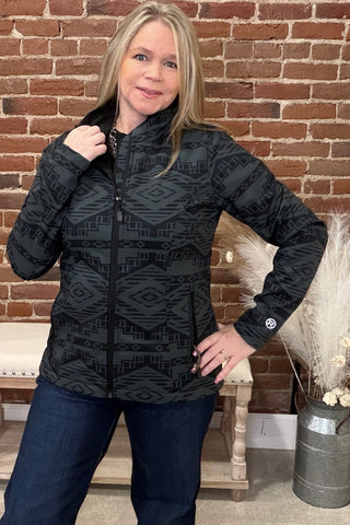 Women's Shadow Canyon Soft Shell Jacket by Roper-Jacket-Roper/Stetson-Gallop 'n Glitz- Women's Western Wear Boutique, Located in Grants Pass, Oregon