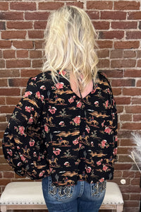 Night Ride Blouse by Stetson-Top-Roper/Stetson-Gallop 'n Glitz- Women's Western Wear Boutique, Located in Grants Pass, Oregon