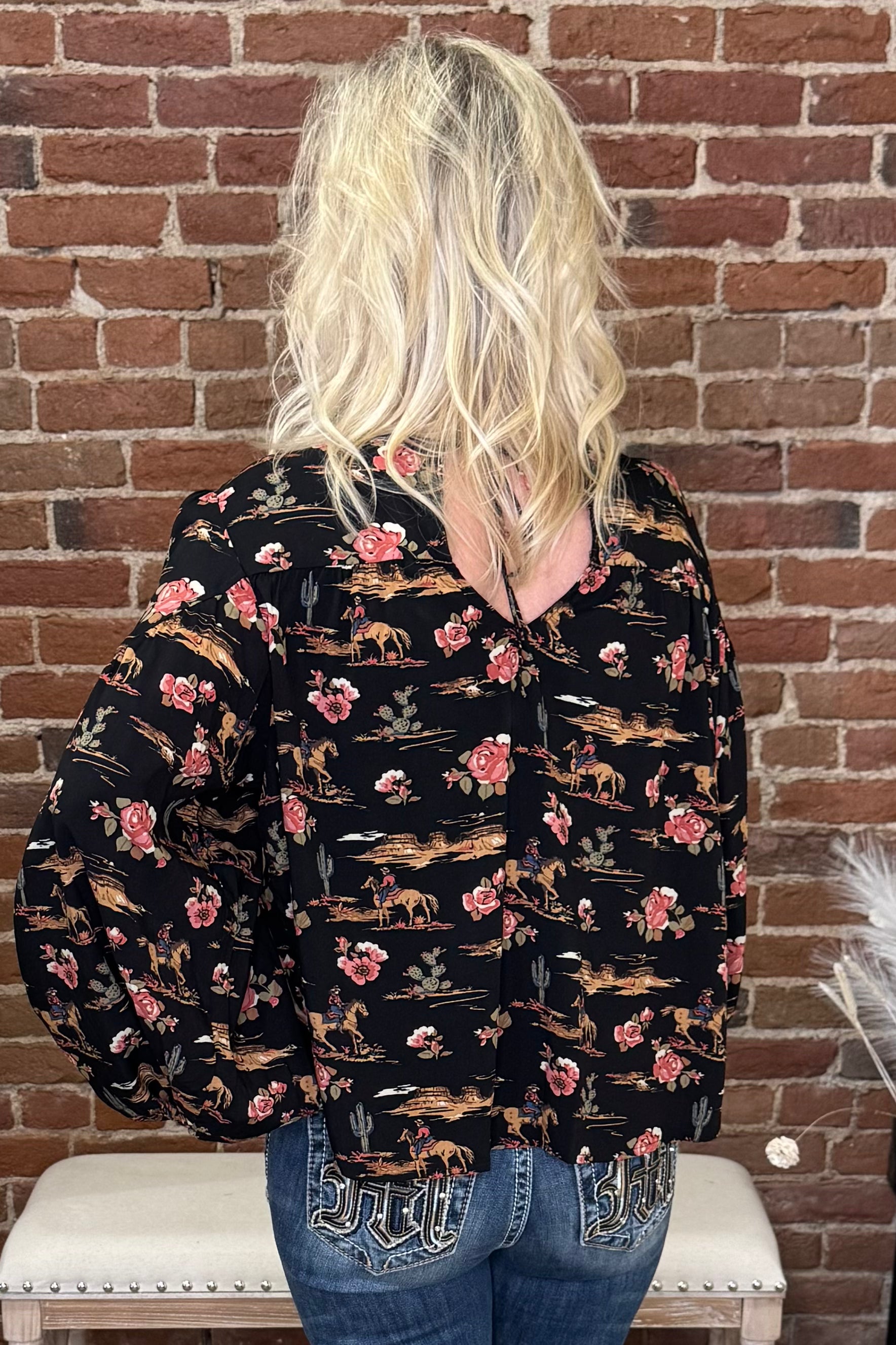 Night Ride Blouse by Stetson-Top-Roper/Stetson-Gallop 'n Glitz- Women's Western Wear Boutique, Located in Grants Pass, Oregon