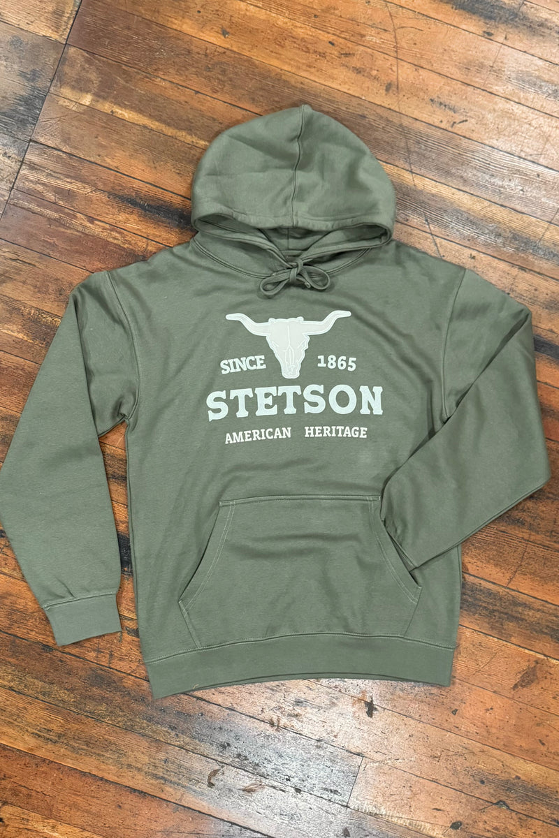 Men's American Heritage Hoodie by Stetson-Sweatshirt-Roper/Stetson-Gallop 'n Glitz- Women's Western Wear Boutique, Located in Grants Pass, Oregon