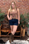 Midrise Classic Carpenter Shorts by Judy Blue-Shorts-Judy Blue-Gallop 'n Glitz- Women's Western Wear Boutique, Located in Grants Pass, Oregon