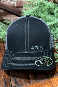 Ariat Men's Fit Flex 110 Text Offset Cap-Men's Ball Cap-M&F-Gallop 'n Glitz- Women's Western Wear Boutique, Located in Grants Pass, Oregon