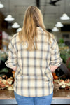 Oversized Drop Shoulder Flannel-Top-Be Cool-Gallop 'n Glitz- Women's Western Wear Boutique, Located in Grants Pass, Oregon