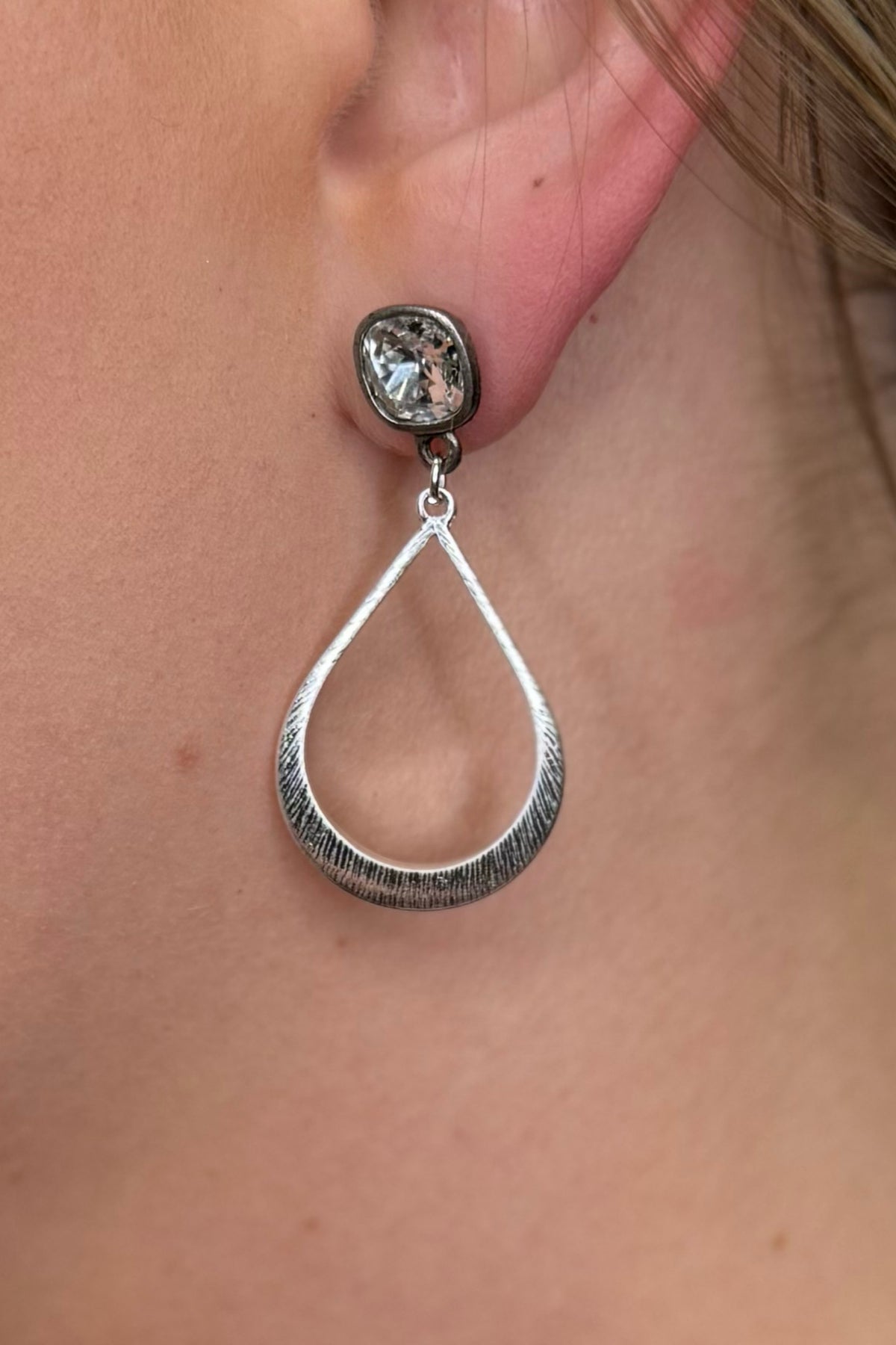 Cascade Crystal Earrings-Jewelry-Pink Panache-Gallop 'n Glitz- Women's Western Wear Boutique, Located in Grants Pass, Oregon