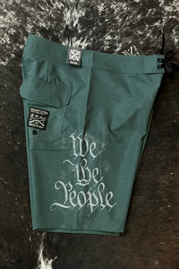 Howitzer Rifle Flag Boardshort-Men's Casual Shorts-Howitzer-Gallop 'n Glitz- Women's Western Wear Boutique, Located in Grants Pass, Oregon