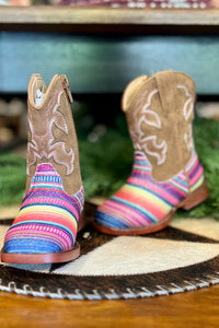 Roper Toddler Glitter Serape Cowgirl Boot-Kids Footwear-Roper/Stetson-Gallop 'n Glitz- Women's Western Wear Boutique, Located in Grants Pass, Oregon