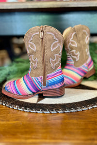 Roper Toddler Glitter Serape Cowgirl Boot-Kids Footwear-Roper/Stetson-Gallop 'n Glitz- Women's Western Wear Boutique, Located in Grants Pass, Oregon