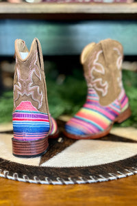 Roper Toddler Glitter Serape Cowgirl Boot-Kids Footwear-Roper/Stetson-Gallop 'n Glitz- Women's Western Wear Boutique, Located in Grants Pass, Oregon