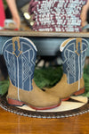 Roper Little Kids Navy Square Toe Boot-Kids Footwear-Roper/Stetson-Gallop 'n Glitz- Women's Western Wear Boutique, Located in Grants Pass, Oregon