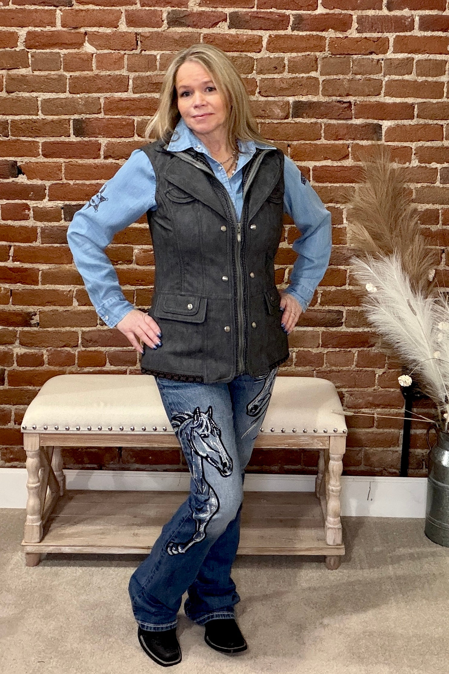 The Midnight Rodeo Bootcut Jean by Miss Me-Bootcut-Miss Me-Gallop 'n Glitz- Women's Western Wear Boutique, Located in Grants Pass, Oregon