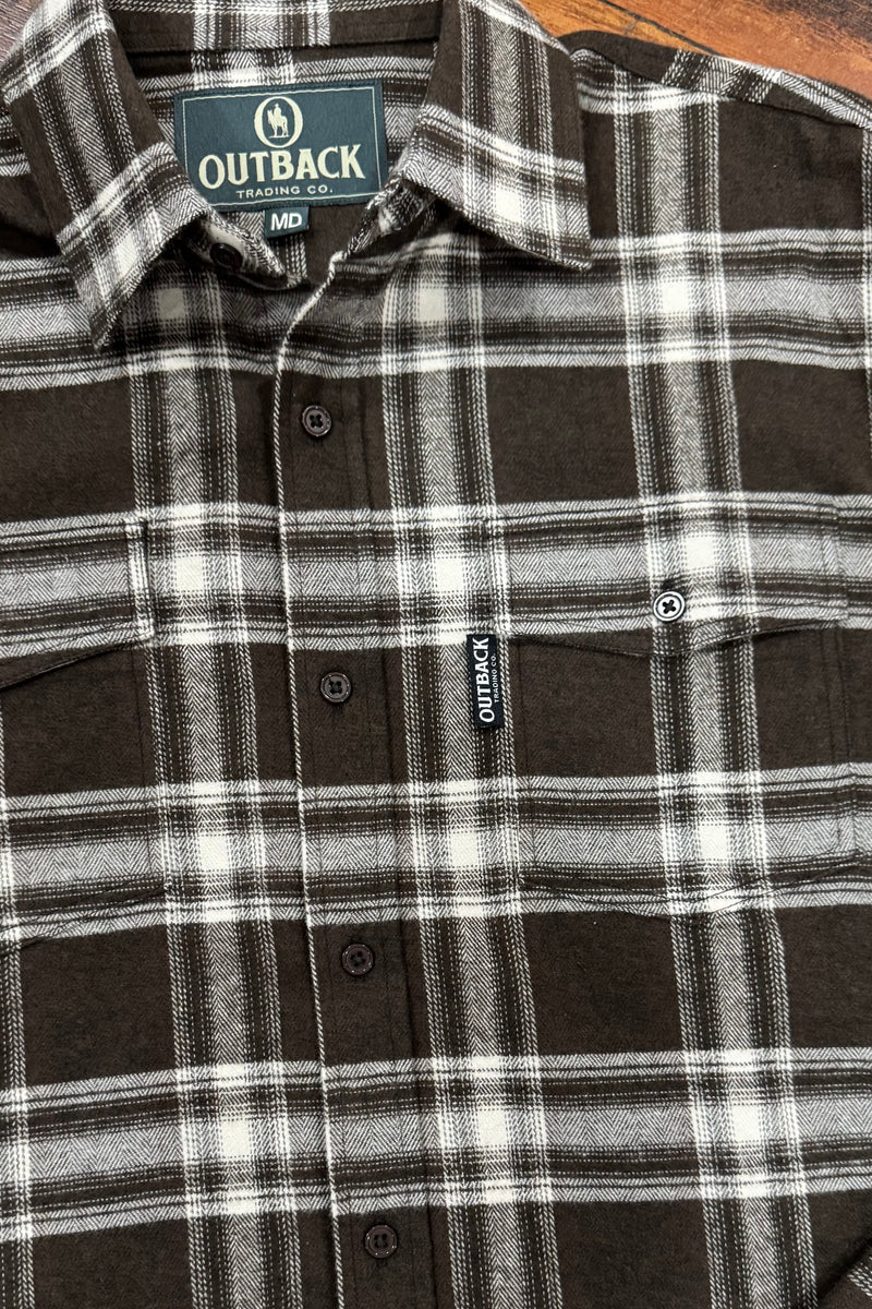 Men's Plaid Flannel Shirt by Outback-Men's Outerwear-Outback Trading-Gallop 'n Glitz- Women's Western Wear Boutique, Located in Grants Pass, Oregon