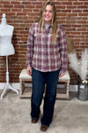 Women's Plaid Flannel Shirt by Outback-top-Outback Trading-Gallop 'n Glitz- Women's Western Wear Boutique, Located in Grants Pass, Oregon