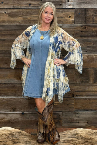 The Western Heirloom Lace Cardigan-Cardigan-Origami-Gallop 'n Glitz- Women's Western Wear Boutique, Located in Grants Pass, Oregon