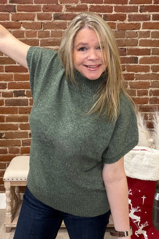 Juniper Mock Neck Pullover Sweater-Top-Staccato-Gallop 'n Glitz- Women's Western Wear Boutique, Located in Grants Pass, Oregon