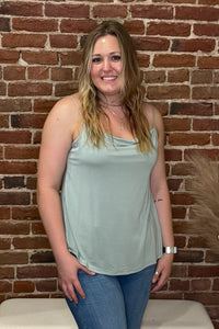 Feels Like a Rose Petal Tank Top By POL-top-POL-Gallop 'n Glitz- Women's Western Wear Boutique, Located in Grants Pass, Oregon