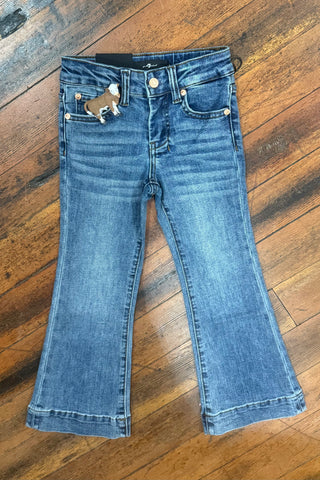 Mini Dojo Luxe Vintage Youth Trouser Flare By 7 For All Mankind-Girls Flare-7 for all mankind-Gallop 'n Glitz- Women's Western Wear Boutique, Located in Grants Pass, Oregon