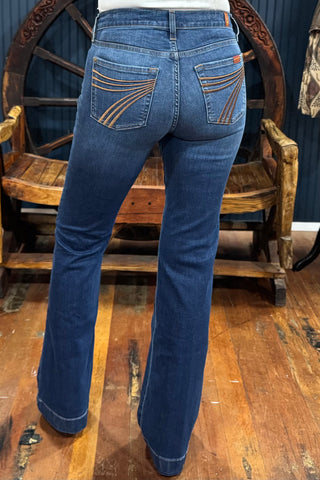 Dojo Trouser Flare By 7 For All Mankind Classical-Copper-Flare-7 for all mankind-Gallop 'n Glitz- Women's Western Wear Boutique, Located in Grants Pass, Oregon