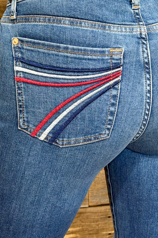 Dojo Slim Illusion Jeans by 7 For All Mankind Royalty-Flare-7 for all mankind-Gallop 'n Glitz- Women's Western Wear Boutique, Located in Grants Pass, Oregon