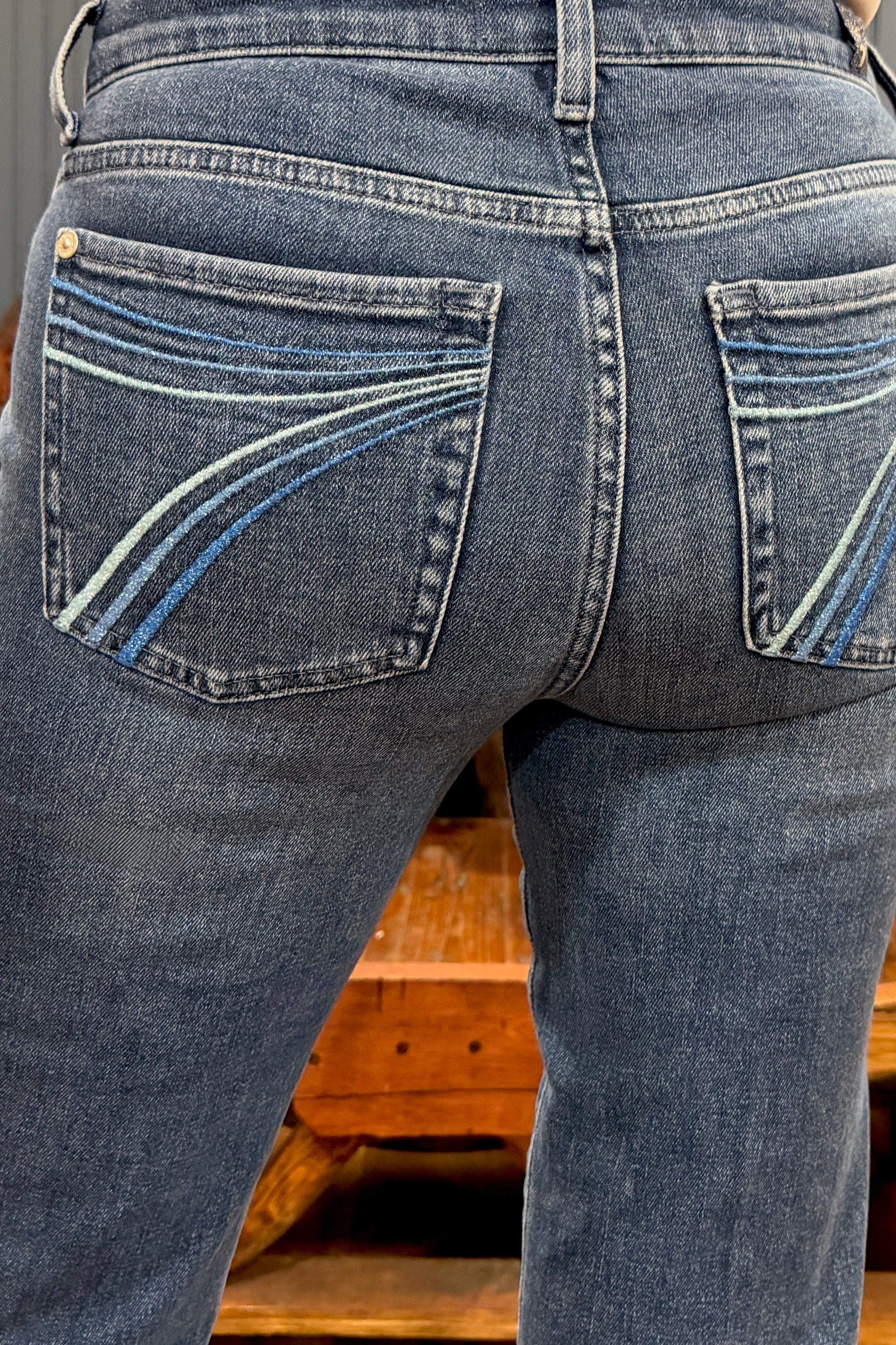 Dojo Flux Trouser Flare By 7 For All Mankind-Flare-7 for all mankind-Gallop 'n Glitz- Women's Western Wear Boutique, Located in Grants Pass, Oregon