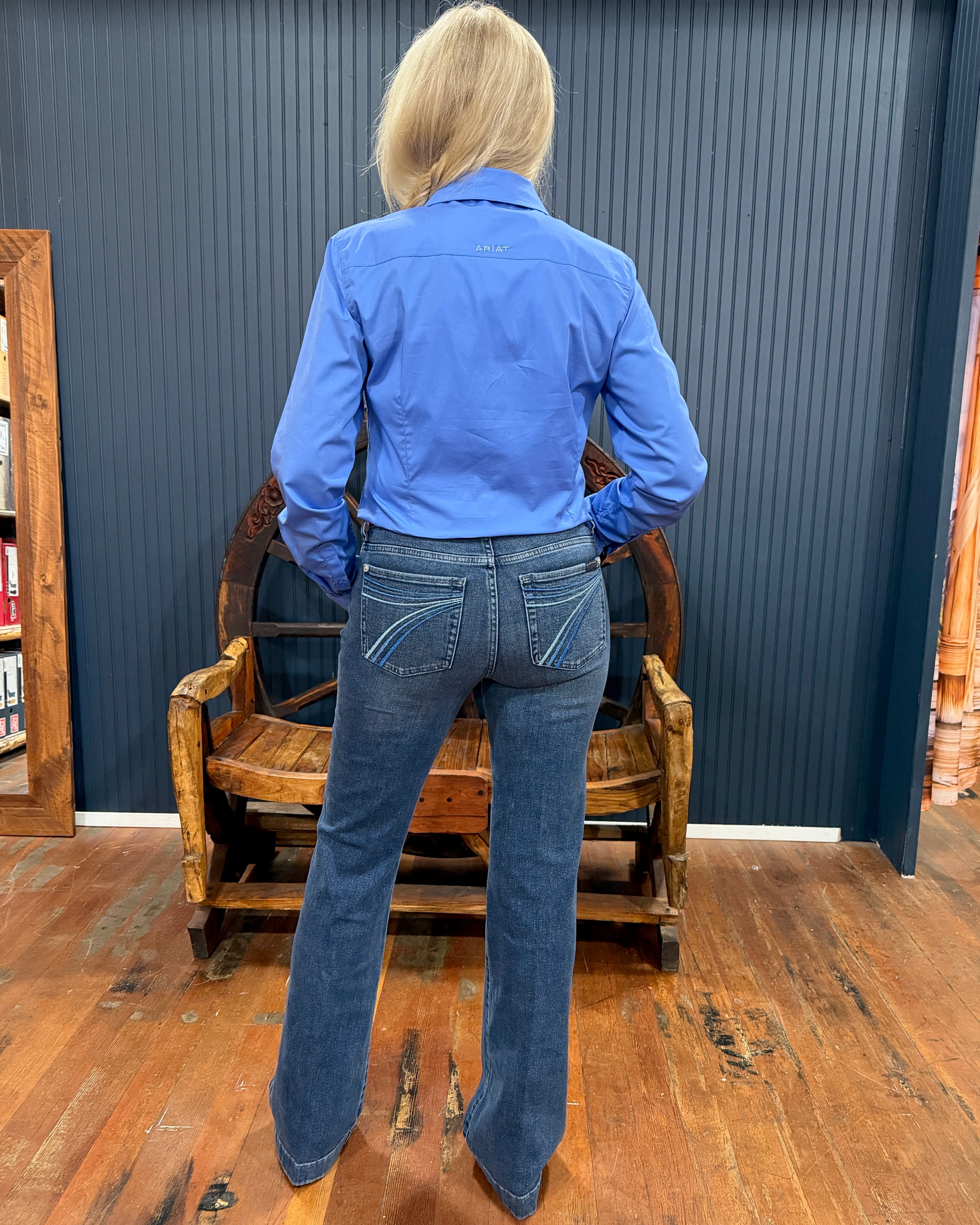 Dojo Flux Trouser Flare By 7 For All Mankind-Flare-7 for all mankind-Gallop 'n Glitz- Women's Western Wear Boutique, Located in Grants Pass, Oregon