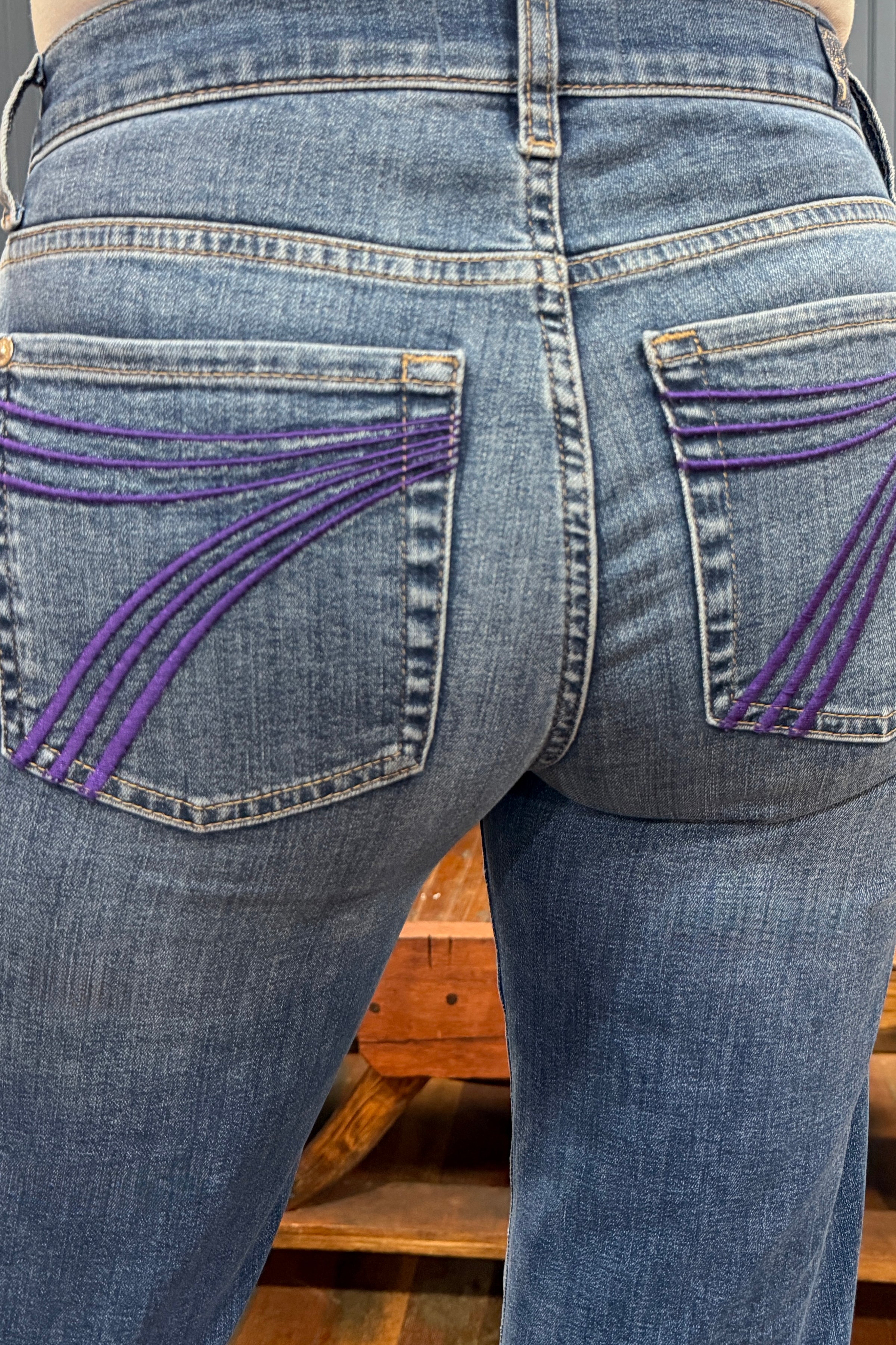 Dojo Marsh Trouser Flare By 7 For All Mankind-Flare-7 for all mankind-Gallop 'n Glitz- Women's Western Wear Boutique, Located in Grants Pass, Oregon