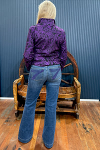 Dojo Marsh Trouser Flare By 7 For All Mankind-Flare-7 for all mankind-Gallop 'n Glitz- Women's Western Wear Boutique, Located in Grants Pass, Oregon