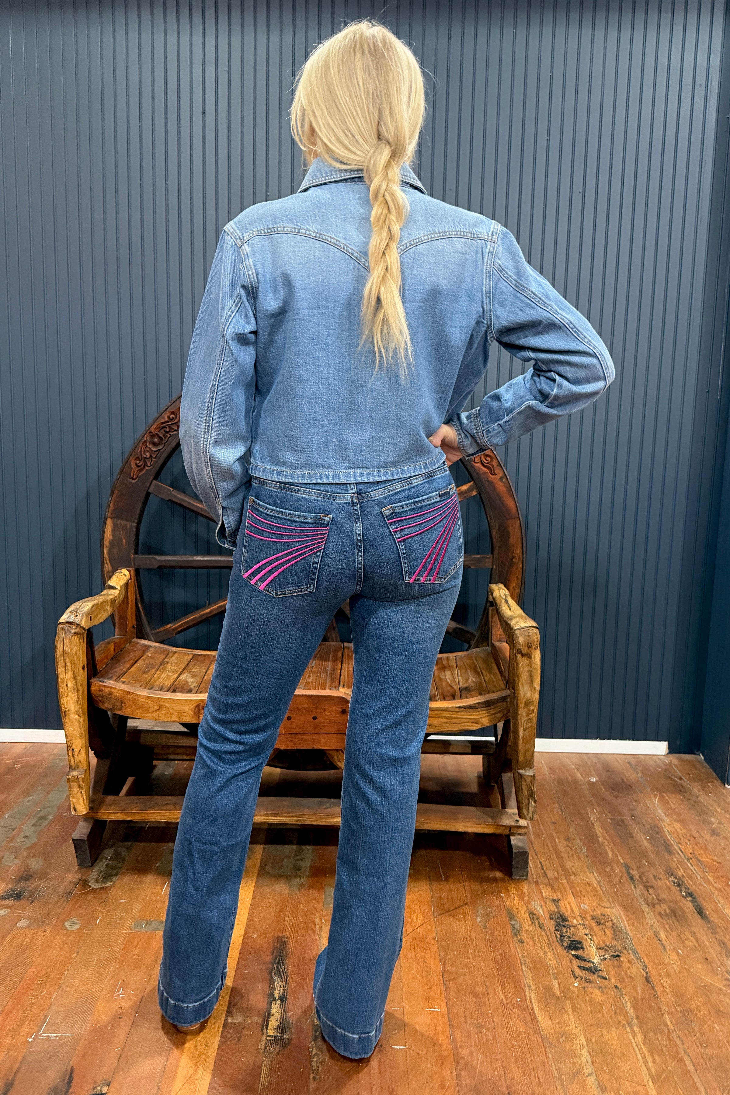 Dojo Moonwater Trouser Flare By 7 For All Mankind-Flare-7 for all mankind-Gallop 'n Glitz- Women's Western Wear Boutique, Located in Grants Pass, Oregon