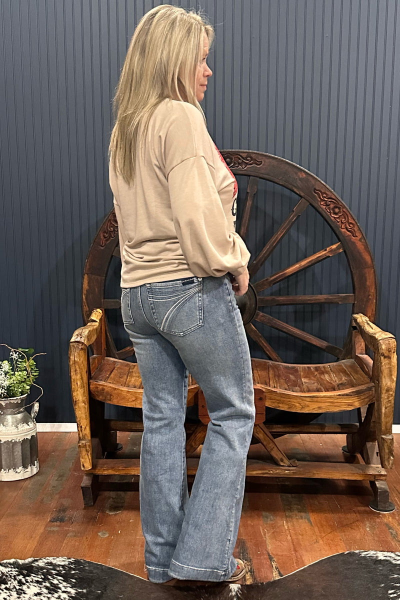 Dojo Tailorless Jeans by 7 For All Mankind-Flare-7 for all mankind-Gallop 'n Glitz- Women's Western Wear Boutique, Located in Grants Pass, Oregon