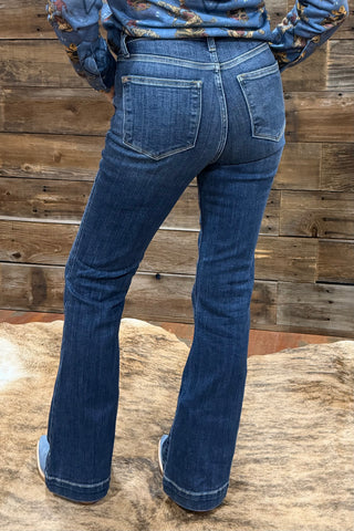 High Waist Trouser Flare by Judy Blue-Trouser-Judy Blue-Gallop 'n Glitz- Women's Western Wear Boutique, Located in Grants Pass, Oregon