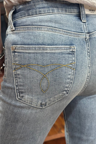 Kick Flare Ankle Jean with Raw Hem by Judy Blue-Flare-Judy Blue-Gallop 'n Glitz- Women's Western Wear Boutique, Located in Grants Pass, Oregon