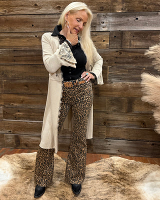 High Waist Leopard Flare by Judy Blue-Flare-Judy Blue-Gallop 'n Glitz- Women's Western Wear Boutique, Located in Grants Pass, Oregon