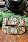 Women's Floral Embroidered Belt by Ariat-Belt-M&F-Gallop 'n Glitz- Women's Western Wear Boutique, Located in Grants Pass, Oregon