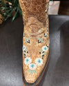 Floral Embroidered Distressed Snip Toe Boot by Corral Boots-Women's Boot-Corral Boots-Gallop 'n Glitz- Women's Western Wear Boutique, Located in Grants Pass, Oregon