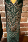 Green and Copper Embroidered Snip Toe Boot by Corral Boots-Women's Boot-Corral Boots-Gallop 'n Glitz- Women's Western Wear Boutique, Located in Grants Pass, Oregon