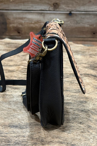 Tooled Flap Quilted Crossbody Bag-Purse-American Darling-Gallop 'n Glitz- Women's Western Wear Boutique, Located in Grants Pass, Oregon