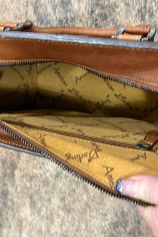 Floral Tooled Satchel-Purse-American Darling-Gallop 'n Glitz- Women's Western Wear Boutique, Located in Grants Pass, Oregon