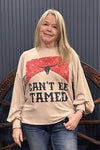 Can't Be Tamed Lightweight Sweatshirt-Graphic Tee-Avery-Gallop 'n Glitz- Women's Western Wear Boutique, Located in Grants Pass, Oregon