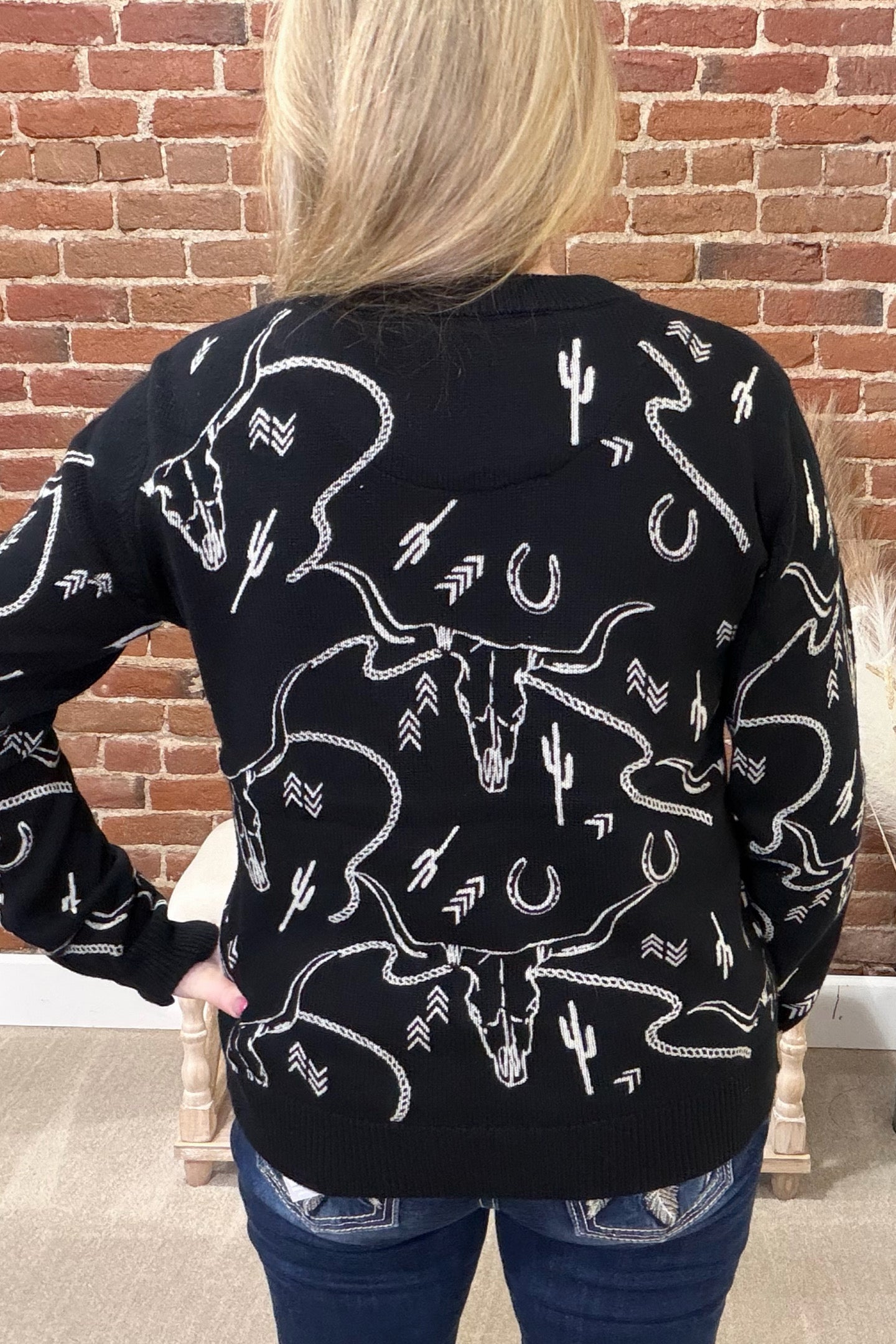 Ainsley Western Sweater by Outback-top-Outback Trading-Gallop 'n Glitz- Women's Western Wear Boutique, Located in Grants Pass, Oregon