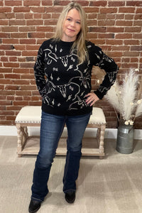 Ainsley Western Sweater by Outback-top-Outback Trading-Gallop 'n Glitz- Women's Western Wear Boutique, Located in Grants Pass, Oregon