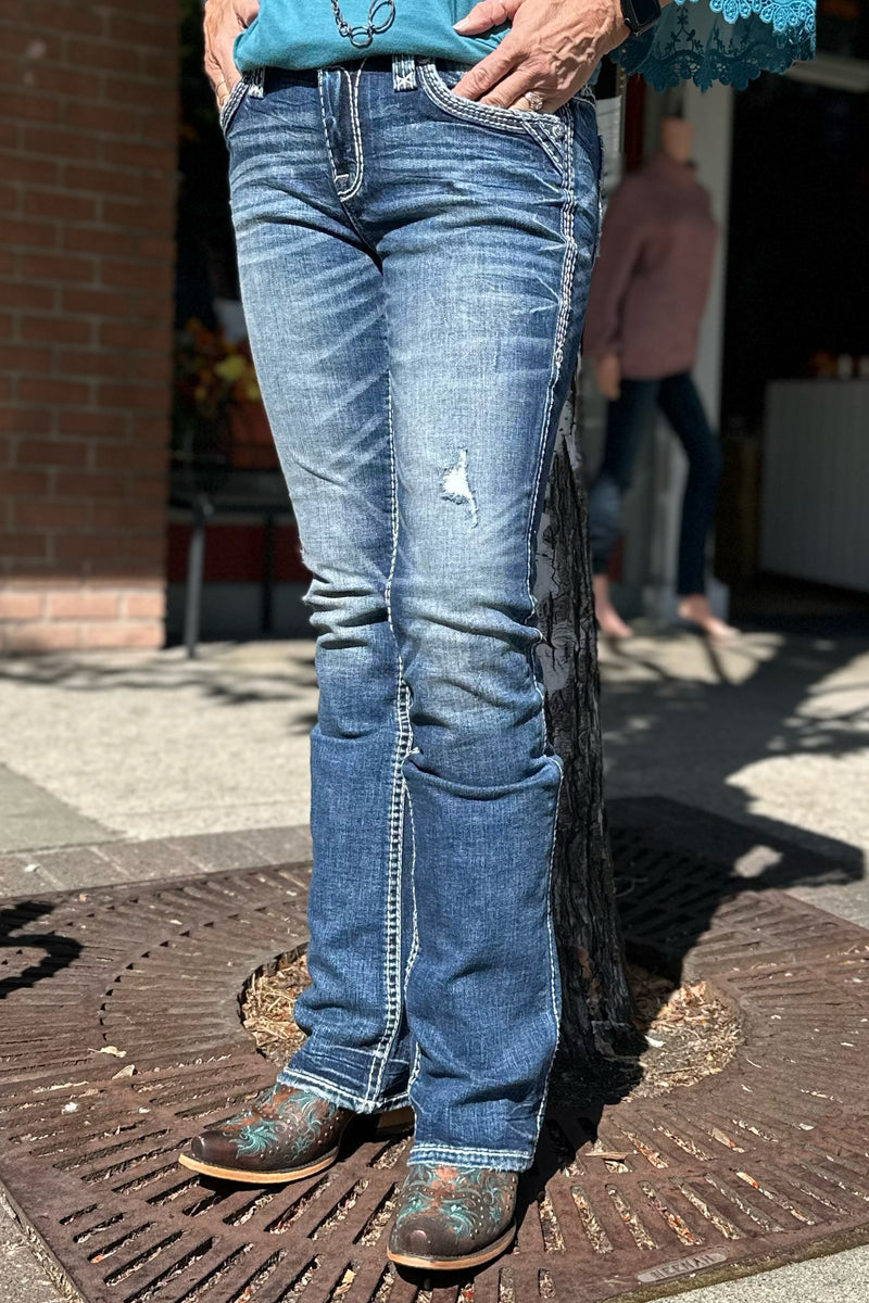 Rock Revival "ALENA" Bootcut Jean-Bootcut-Rock Revival-Gallop 'n Glitz- Women's Western Wear Boutique, Located in Grants Pass, Oregon