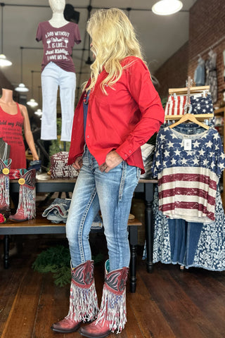 FINAL SALE - Rock Revival ALESAN Skinny Jean-Skinny-Rock Revival-Gallop 'n Glitz- Women's Western Wear Boutique, Located in Grants Pass, Oregon
