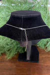 Sterling Silver Ball Bar Necklace-Jewelry-BOHO SOL-Gallop 'n Glitz- Women's Western Wear Boutique, Located in Grants Pass, Oregon