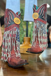 Corral Women's Stars & Striped Embellished Snip Toe Boot-Women's Boot-Corral Boots-Gallop 'n Glitz- Women's Western Wear Boutique, Located in Grants Pass, Oregon