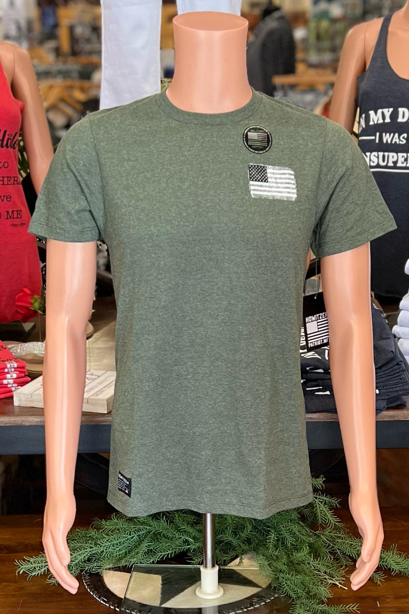 Howitzer MILITARY OATH Short Sleeve Tee-Men's T-Shirt-Howitzer-Gallop 'n Glitz- Women's Western Wear Boutique, Located in Grants Pass, Oregon