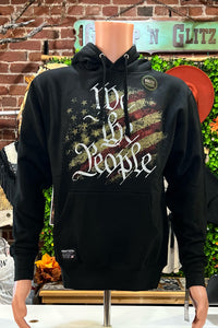 Howitzer WE THE PEOPLE Long Sleeve Hoodie-Men's Hoodie-Howitzer-Gallop 'n Glitz- Women's Western Wear Boutique, Located in Grants Pass, Oregon