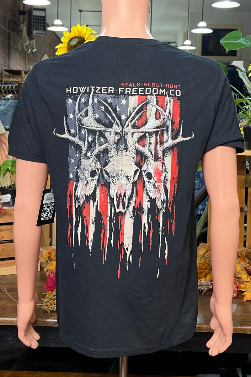 Howitzer Mens PATRIOT HUNT Short Sleeve Tee-Men's Graphic Tee-Howitzer-Gallop 'n Glitz- Women's Western Wear Boutique, Located in Grants Pass, Oregon