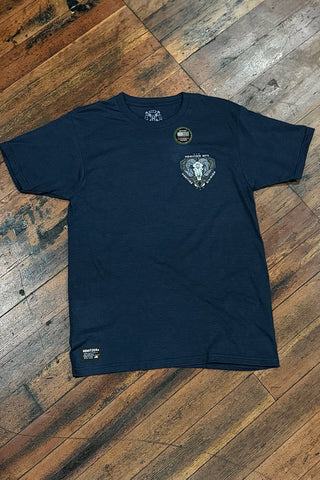 Howitzer Hunting Division Tee Blue-Men's Graphic Tee-Howitzer-Gallop 'n Glitz- Women's Western Wear Boutique, Located in Grants Pass, Oregon